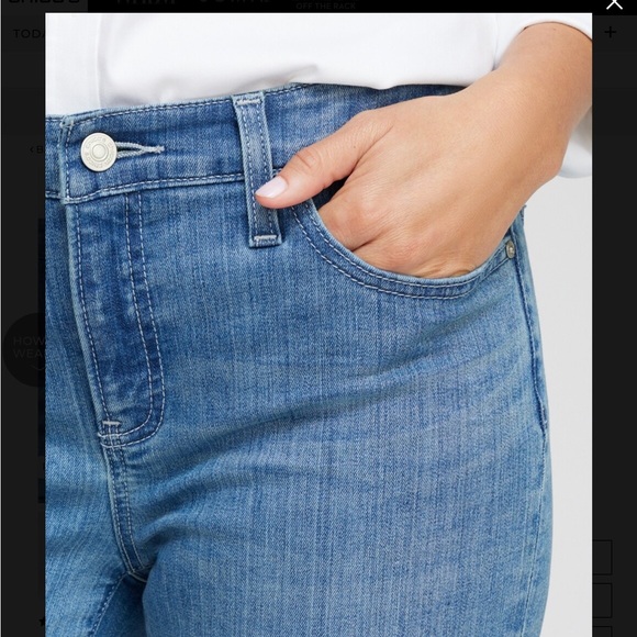 Chico Girlfriend Cropped Jeans size 2 - Picture 4 of 8